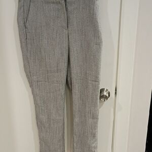 H&M Black and White Textured Pants